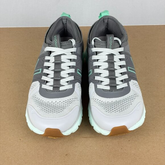 Vionic Captivate Athletic Walking Shoes Womens 6.5 Gray Green Low Top Lace Up - Picture 2 of 10